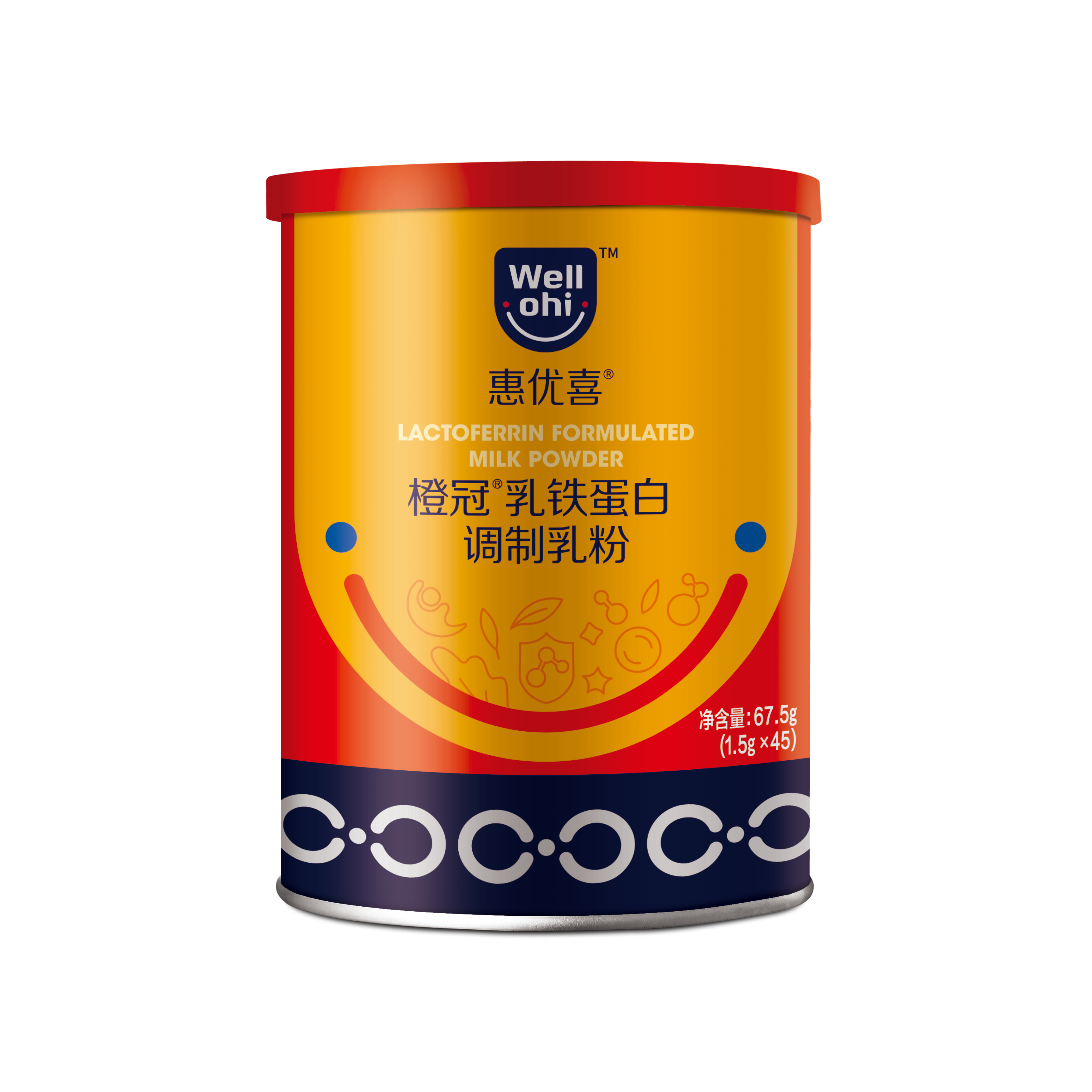 橙冠®乳鐵蛋白調制乳粉